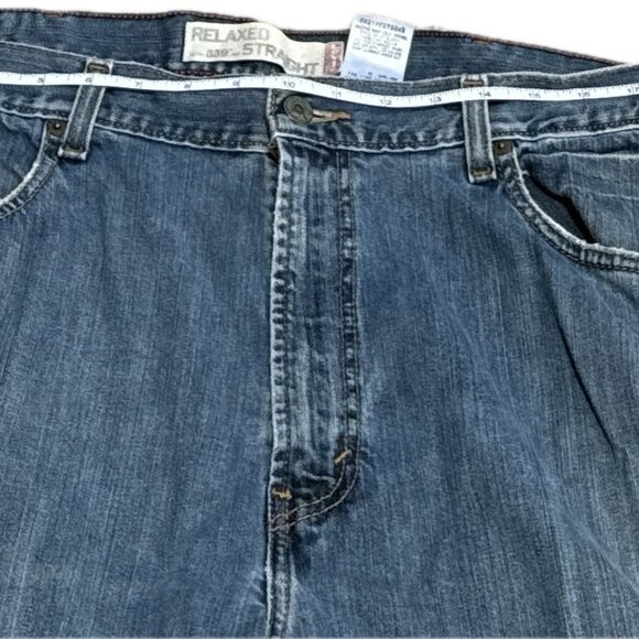 Levi’s 559 Relaxed Straight Jeans Medium Wash Blue Men’s Size 38x32 FOR REPAIR - Picture 8 of 8